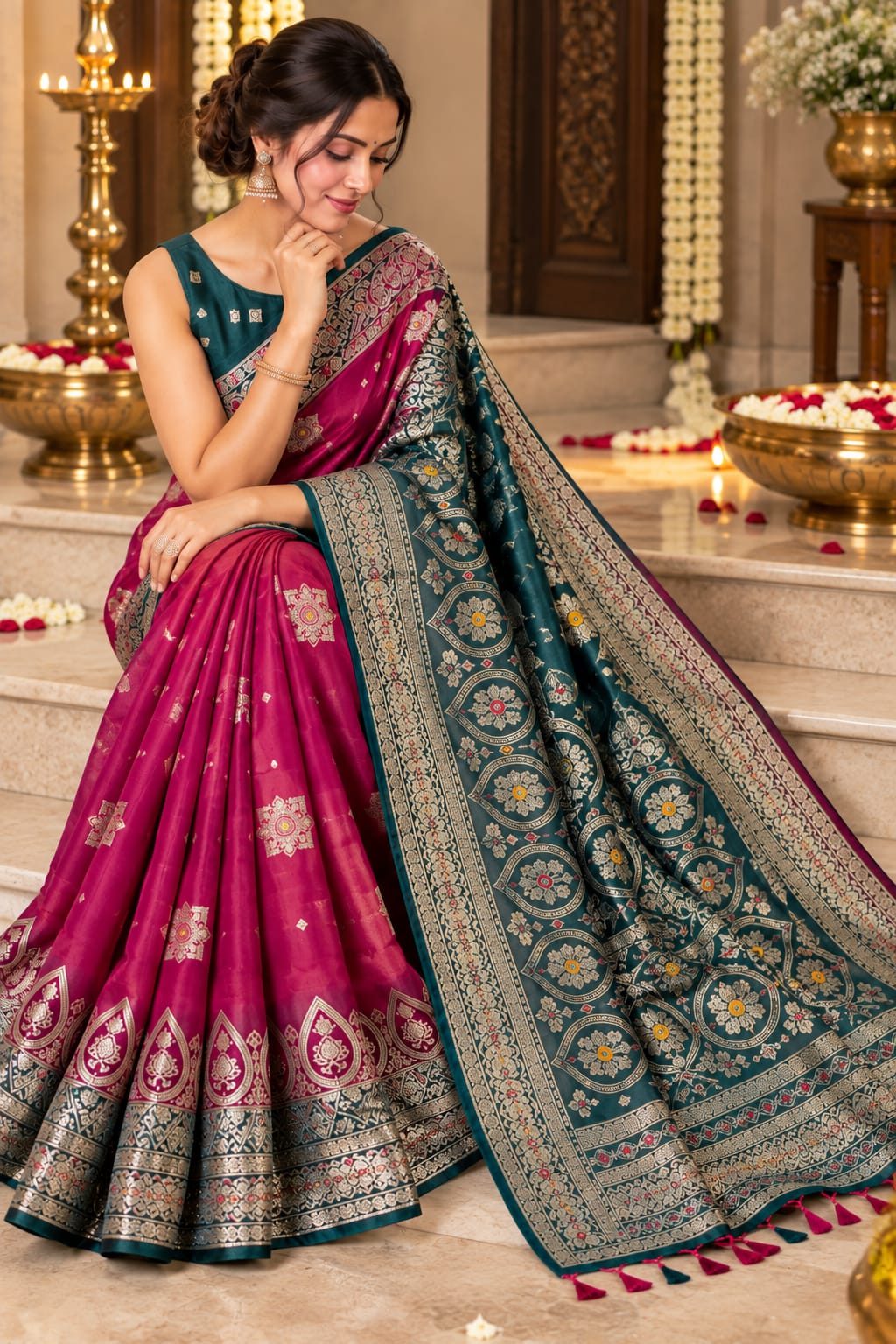 Hariyali Bloom Underline your appealing glamour